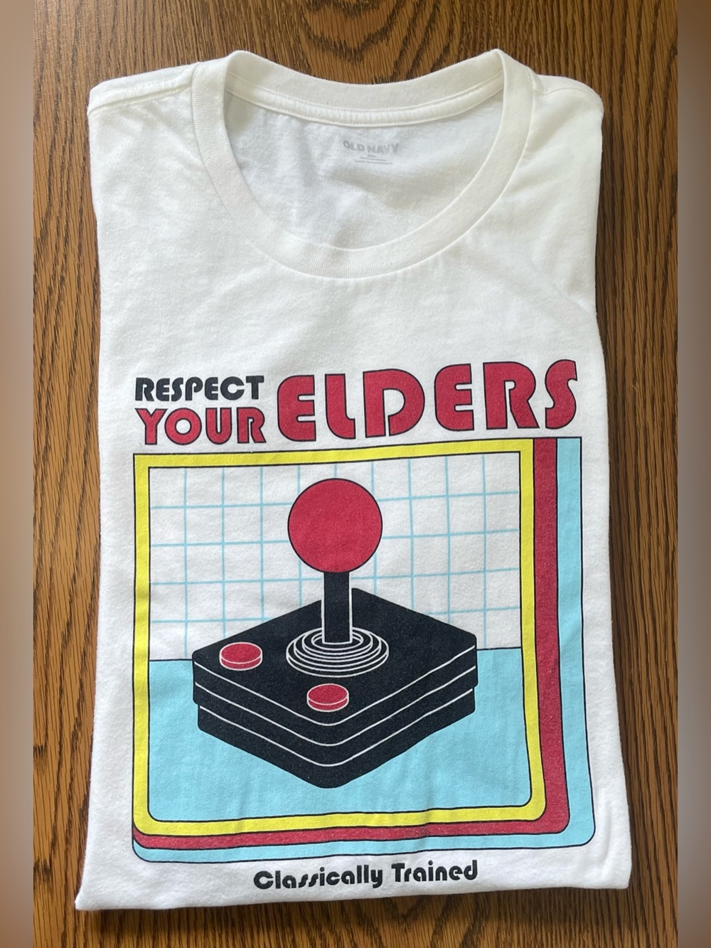 Old Navy White Graphic Tee